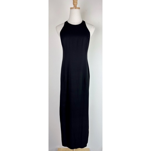 Geary Roark Kamisato Vintage 80's Black Dress - Picture 2 of 12